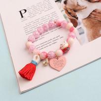 Rose Sisi  Summer Vacation Beach Bracelet Shell Little Girl Pendant Burst Bead Sweet Romantic Set Bracelet For Women Jewelry