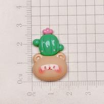 100 Kawaii animacinių filmų gėlių vazonų kaktuso kabošono derva papuošalams gaminti „pasidaryk pats“ Auskarai Pakabukai Priedai Lėlių namelis „Craft Deco“
