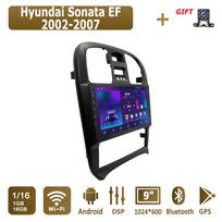 Android Carplay Car Radio For Hyundai Sonata EF 2002-2007 Multimedia Player Head Unit Stereo GPS Navigation BT WIFI 4+64GB 1+16GB white