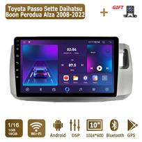 Android Carplay Car Radio For Toyota Passo Sette Daihatsu Boon 2008-2022 Multimedia Player Head Unit Stereo GPS Navigation BT WIFI 2+32GB 1+16GB