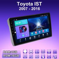 2 DIN Android Carplay Car Radio For Toyota IST 2007 - 2016 Multimedia Player Head Unit Stereo GPS Navigation BT WIFI 2+32GB 1+16GB blue