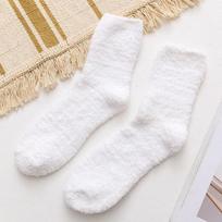 Vyriškos žieminės koralinio fliso namų grindų kojinės, miegamosios vamzdinės kojinės, vienspalvės vyriškos kojinės One Size beige