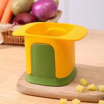 Multi-functional Vegetable Chopper Onion Dicing Artifact French Fries Slicer Kitchen Gadget Cucumber Potato Slicer Kitchen Tools oranžinė