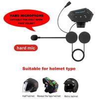 BT12 Motociklo Bluetooth 5.0 Šalmo Ausinė Belaidė Laisvų Rankų Skambučių Rinkinys Stereo Apsauga nuo Triukšmo Ausinė Vandeniui Atsparus Muzikos Grotuvas Garsiakalbis Hard Microphone