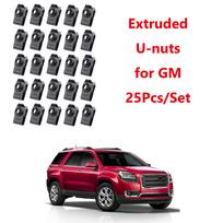 25pcs For GM Acadia Limited Yukon XL 2500 1500 Jimmy Sonoma short Extruded U Nuts M6-1.0 Screw Size 11503957 11506099 11503715