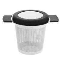Stainless Steel Tea Strainers Steeping Infuser Leaf Loose Tea Filter w/Lid juoda