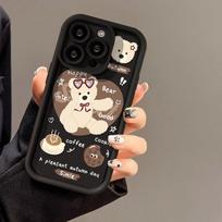 Telefono dėklas, skirtas iPhone 16 13 11 Pro Max iPhone 11 13 16 Samsung S24 Ultra Samsung A54 Redmi note 12 11 Infinix Case iPhone 7&8 juoda