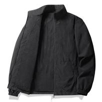 Striukė Vyriška stovi apykaklė pavasario ir rudens plona mados tendencija Striukė Įrankiai Vintage Cardigan Striukė jaunimui 8XL chaki