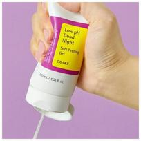COSRX Low pH Goodnight Soft Peeling Gel 120ml, Exfoliating, Moisturizing, Korean Cosmetics, Kbeauty, sample yellow