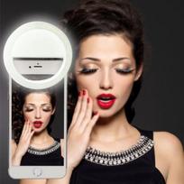 USB įkraunama žiedinė blykstė užpildanti asmenukių LED šviesa fotografijai fotoaparatas iPhone