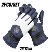Ski Gloves Winter Gloves for Women Men Snowboard Mittens Touchscreen Gloves Snowmobile Motor Waterproof Thermal Snow Glove gray