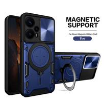 Slankus kameros objektyvo dėklas, skirtas OPPO Reno 8T 5G 8 4G Pro 7 Z Reno7 Reno8, magnetinis šarvuotas metalinis žiedas Laikiklis Stovas Telefono galinis dangtelis for Reno 8T 4G violetinė
