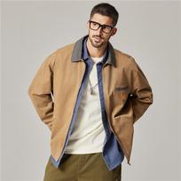 Vintage Jacket Men'S Hunting American Ami Kaji Interstellar Crossing Detroit Cotton Coat Tooling Jacket Men S chaki