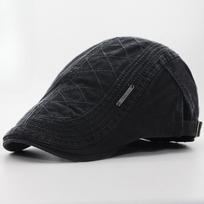 Spring Autumn Cotton Beret Casual Visor Cap For Men Fashion Vintage Button Flat Hat Men's Caps Adjustable Flat Berets Adjustable juoda