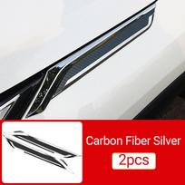 Skirtas Toyota RAV4 2019 2020 2024 2024 2024 2024 RAV 4 XA50 hibridinio ABS automobilio lapų apdailai ant ryklio žiaunų apdailos rėmo lipduko black