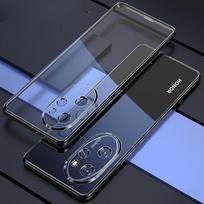 For Honor 100 Pro Galvanizuotas telefono dėklas, skirtas Huawei Honor100 100Pro, su visapusišku silikoniniu minkštu dangteliu objektyvui Honor 100 juoda