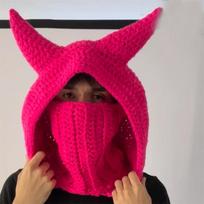 New Hand-knitted Animated Cartoon Pony Funny Personality Party Adult Hat Adult 57-59cm