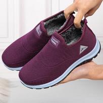 Winter Snow Boots for Women Non-Slip Faux Fur Lining Walking Loafers Shoes Comfort Short Ankle Booties Women's Casual Warm Running Workout Sneakers 36