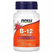 Now Foods - Vitamin B-12 Folic Acid, 1000mcg,  100 LOZ 100 LOZ