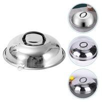 Stainless Steel Pot Lid Lids Replacement Frying Pan Cover Stock for Pots and Pans Griddle Kitchen Metal Portable Outdoor sidabras