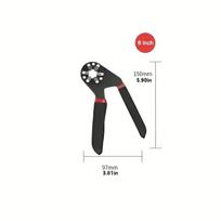 6/8inch Multifunctional Universal Adjustable Wrench Manual Hex Torque Wrench Mechanical Workshop Tools Repair Disassembly Tools