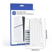 Console Stand for PS5 Slim Game Console Base Holder Game and Disc Storage Rack for PS5 Slim Digital Edition and Disc Edition balta