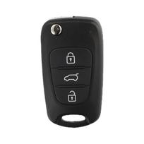 Automobilio rakto nuotolinio valdymo pulto dėklas Pakeiskite korpusą, skirtą Hyundai I10 I20 I30 Ix20/30 Elantra, skirtą Kia Ceed Picanto raktų pakabuko dėklui juoda