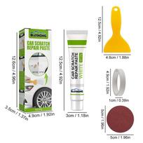 Automobilio įbrėžimų taisymo stiklo pluošto valties taisymo pasta Balta Stipri sukibimo ilgo pluošto stiklo pluoštu armuotas užpildas balta