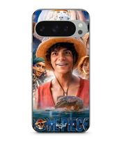 Case - MANIACASE - Google Pixel 9 Pro - Silicone - Black - Luffy One Piece juoda