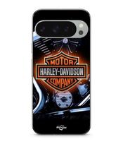 Coque - MANIACASE - Google Pixel 9 Pro XL - Souple - Noir - Harley Davidson Logo juoda