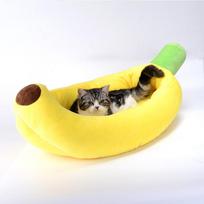 Cat Kennel  Banana Kennel  Usable In All Seasons  Summer Removable and Washable Dog Bed Dog Mat  Teddy Small Medium and Large Dog Mat Mat XS 50*30*11cm