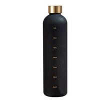 1 l vandens butelis su laiko žymekliu 32 OZ Fitness Sports Outdoor Travel Nešiojami nepralaidūs gėrimų indai BPA be matinių gėrimų buteliai 1.0L white