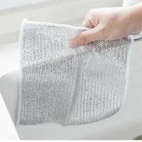 Mesh Rag Household Tools Metallic Line Stove Clean Does Not Stick To Oil Household Products Wet Rag Wipe Kitchen Utensils Rag Size 20 X 20 Cm