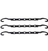 Spintos-Organizatoriai-ir-Laikymas, Magiški-Pakabos-Taupantys-Vietą-Drabužiams, Spintos-Organizatorius, Pakabų-Organizatorius, Bendrabučio-Kambario-Reikmenys 3 Pack juoda