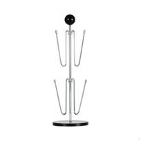 Coffee Cup Drying Rack, Water Bottle Holder, Space Saving juoda