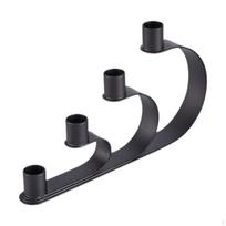 Candle Holder Stand Four Layers Iron Light Luxury Candlestick Candleholder for Desk Party