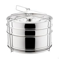 Nerūdijančio plieno priešpiečių dėžutės rinkinys, skirtas pietauti lauke without Steamed tool white