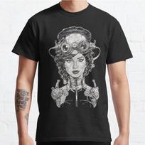 Plus Size S-3XL Steampunk Amy Soul Printed T-shirt Men's Tops Fashion Clothes Tees XXXL juoda
