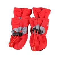 4pcs/set Waterproof Pet Dog Shoes Chihuahua Anti-slip Rain Boots Footwear For Small Cats Dogs Puppy Dog Pet Booties 2