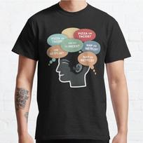 Men Fashion Casual Short Sleeves Funny Choices Mind Map Tops Aesthetic Vintage Oversized T-shirts S juoda