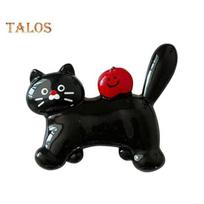 3D Dachshund Fridge Magnet Cartoon Dog Cat Refrigerator Magnet Home Office Kitchen Locker Kitten Puppy Animal Decoration Magnet Cat