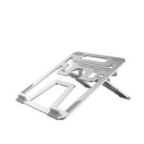 Folding Laptop Holder Stand Six Height Aluminum Alloy Invisible Laptop Stand For 10-14inch Notebook Tablet gray