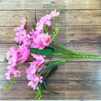 Dirbtinės gėlės Orchidėjos gėlė Netikra orchidėja Namų vestuvių gėlių kompozicija Gėlių menas Orchidėjos šilkinė gėlė namų vestuvių dekoravimui rožinė raudona spalva