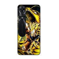 Case for Oppo A78 5G Son Goku Super Saiyan SSJ3 Dragon Point Attack juoda