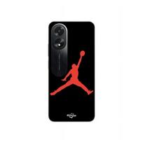 Coque pour Oppo A58 Jordan logo 23 nike basketball couleur rouge Maniacase