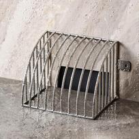 Lietvamzdžio filtras Stogo dangtis Rūdims atsparus filtras Drenažas Apsauga nuo žiurkių Drenažinis tinklas 15.5cmx12cmx12cm gray