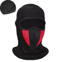 Motorcycle Helmet Face Mask Cycling Full Cover Face Mask Scarf Hat Ski Neck Summer Sun Ultra UV Protection Bicycle Cap Mask raudona
