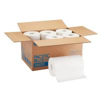 White Hardwound Paper Towel Roll 400ft 6 Rolls/Carton Absorbent Nonperforated GPC26610 by Georgia Pacific United States