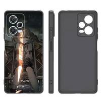 Game Project Sekai juodas silikoninis telefono dėklas, skirtas Xiaomi Redmi Note 9 10 11 11S 11T 12 13 Pro 5G Plus 9S 10S 12S Redmi Note 11 5G