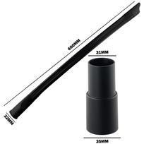 Long Flat Nozzle 35mm Adapter Hose Sets Cleaner Head Suction Flexible Extra Long Crevice Hose Tools For Vacuum Cleaners black